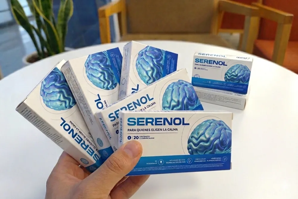Promoción de tres cajas de Serenol